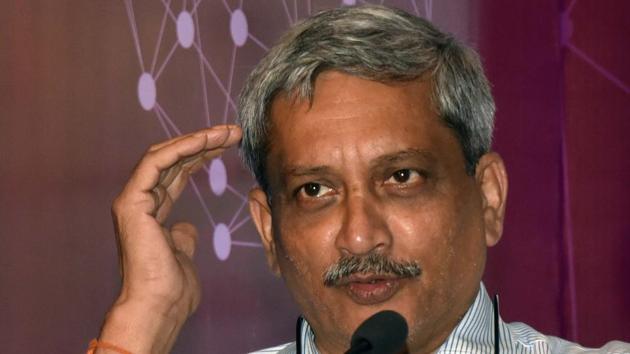Goa chief minister Manohar Parrikar says during his tenure as defence minister from 2014-2017 he missed fish fried in typical Goan style, while in Delhi.(Pratham Gokhale/HT File Photo)