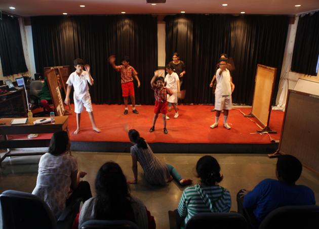Special needs children in Mumbai practice for a function. (HT File) Special needs children in Mumbai practice for a function. (HT File)