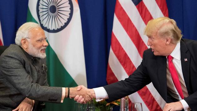 US President Donald Trump shakes hands with Indian Prime Minister Narendra Modi during a bilateral meeting on the sidelines of the Association of Southeast Asian Nations (Asean) Summit in Manila on November 13, 2017. (AFP) US President Donald Trump shakes hands with Indian Prime Minister Narendra Modi during a bilateral meeting on the sidelines of the Association of Southeast Asian Nations (Asean) Summit in Manila on November 13, 2017. (AFP)