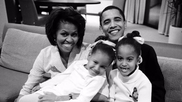 Michelle Obama posted this picture of the Obama family on her Twitter account. (Twitter)