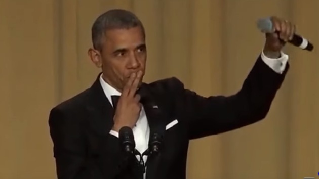 Obama roasted Donald Trump at the White House Correspondent’s Dinner last year. His speech concluded with ‘Obama out’ and a mike drop. (Video Screengrab)