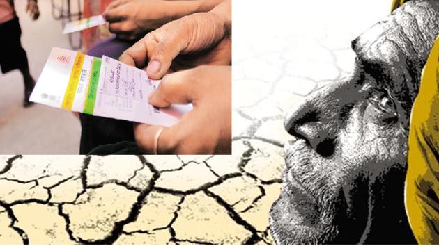 Mandatory point-of-sale (POS) machines through which fertilisers will be sold from December 1 mandate linking of all transactions with Aadhaar numbers of farmers who make the purchase. (HT Photo) Mandatory point-of-sale (POS) machines through which fertilisers will be sold from December 1 mandate linking of all transactions with Aadhaar numbers of farmers who make the purchase. (HT Photo)