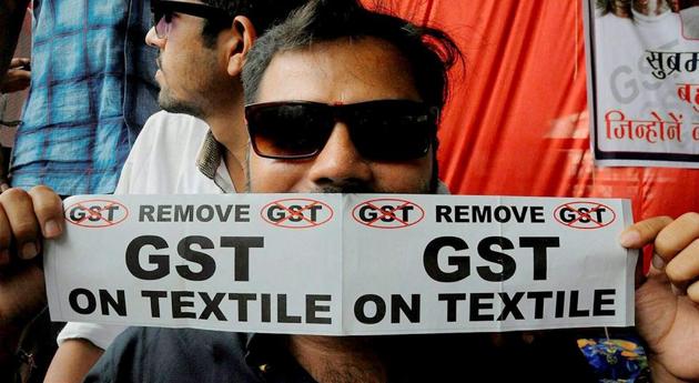 Gujarati textile traders say they were badly affected by the GST.(PTI File Photo)