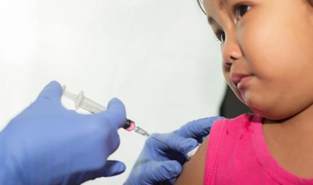 When children were distressed prior to the needle, that made them feel more pain after the needle. (Shutterstock) When children were distressed prior to the needle, that made them feel more pain after the needle. (Shutterstock)