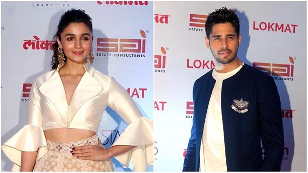 Alia Bhatt and Sidharth Malhotra looked gorgeous on the red carpet.