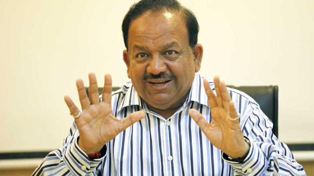 BJP-leader-Harsh-Vardhan-interacts-with-Hindustan-Times-editorial-team-at-HT-House-in-New-Delhi-Raj-K-Raj-HT-photo BJP-leader-Harsh-Vardhan-interacts-with-Hindustan-Times-editorial-team-at-HT-House-in-New-Delhi-Raj-K-Raj-HT-photo