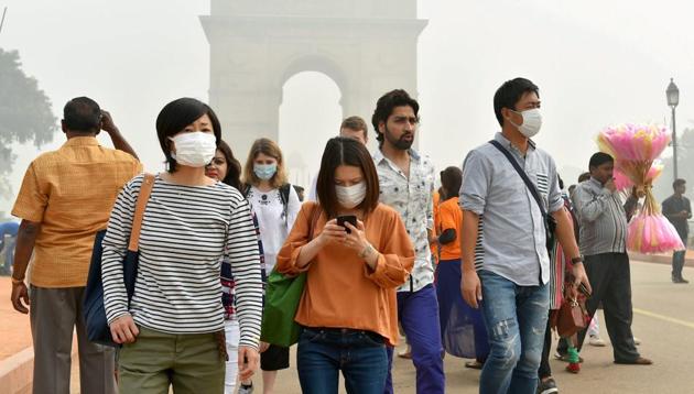 Weathermen said Delhi will witness ‘very poor’ air for some time now. The changing weather conditions have been favourable and have helped improve the air quality since Sunday, they said. (PTI FILE) Weathermen said Delhi will witness ‘very poor’ air for some time now. The changing weather conditions have been favourable and have helped improve the air quality since Sunday, they said. (PTI FILE)