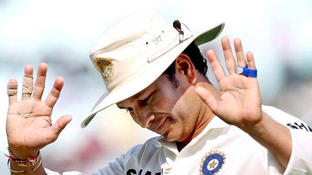 Sachin-Tendulkar-gestures-during-the-third-day-of-the-first-Test-match-against-West-Indies-at-the-Eden-Garden-in-Kolkata-PTI-Photo Sachin-Tendulkar-gestures-during-the-third-day-of-the-first-Test-match-against-West-Indies-at-the-Eden-Garden-in-Kolkata-PTI-Photo