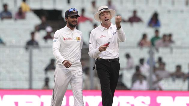 Bad light then forced the umpires to call an early tea. (AP) Bad light then forced the umpires to call an early tea. (AP)