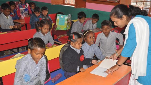 Engagement of ‘shadow’ teachers in remote districts isn’t a new trend. (Vinay Santosh Kumar/HT) Engagement of ‘shadow’ teachers in remote districts isn’t a new trend. (Vinay Santosh Kumar/HT)