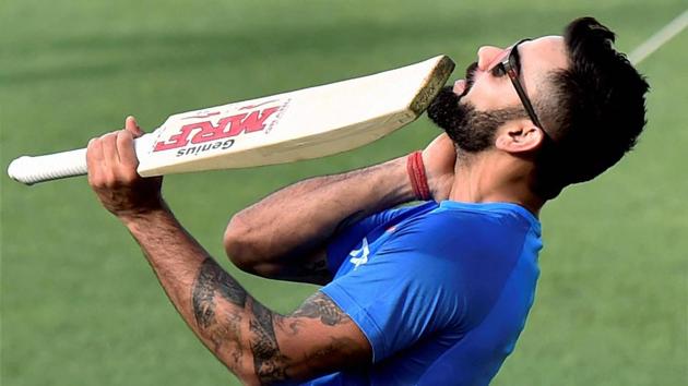 The player with whom Virat Kohli has been compared the most is his idol Sachin Tendulkar. (PTI) The player with whom Virat Kohli has been compared the most is his idol Sachin Tendulkar. (PTI)