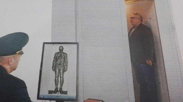 Developed by a Russian company in a joint venture with a Gujarat-based manufacturer, the body scanner has been tweaked as per Indian standards and security personnel found it more helpful than the previous two iterations that have been tested at Delhi airport earlier. (Photo: Sourced) Developed by a Russian company in a joint venture with a Gujarat-based manufacturer, the body scanner has been tweaked as per Indian standards and security personnel found it more helpful than the previous two iterations that have been tested at Delhi airport earlier. (Photo: Sourced)