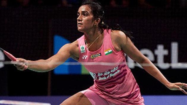PV Sindhu crashed out of China Open badminton after losing 11-21, 10-21 to Gao Fangjie in the quarterfinals. (Twitter) PV Sindhu crashed out of China Open badminton after losing 11-21, 10-21 to Gao Fangjie in the quarterfinals. (Twitter)