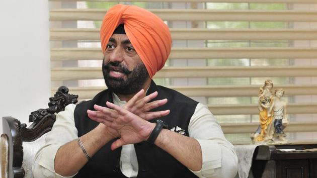 Leader of Opposition in Punjab assembly, Sukhpal Singh Khaira, during the interaction with Hindustan Times at his residence in Chandigarh. (Ravi Kumar/HT) Leader of Opposition in Punjab assembly, Sukhpal Singh Khaira, during the interaction with Hindustan Times at his residence in Chandigarh. (Ravi Kumar/HT)