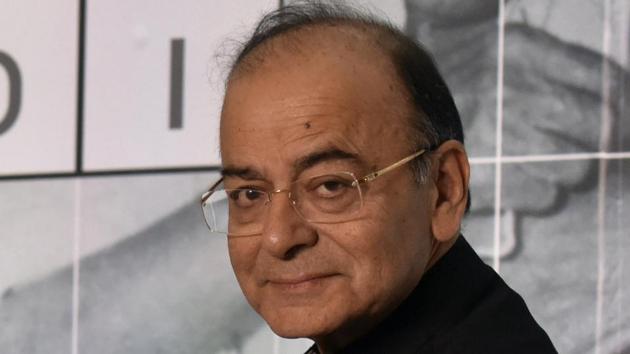 Arun Jaitley during 40th Jamnalal Bajaj Foundation Awards at The Taj Mahal Palace Hotel in Mumbai on October 28, 2017. (HT File Photo) Arun Jaitley during 40th Jamnalal Bajaj Foundation Awards at The Taj Mahal Palace Hotel in Mumbai on October 28, 2017. (HT File Photo)
