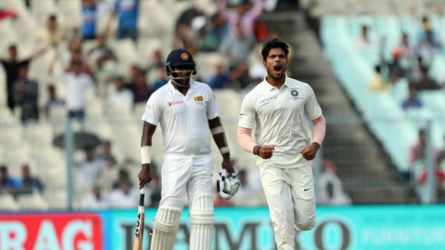 Umesh Yadav picked up Thirimanne and Mathews in quick succession as India fought back. (BCCI)