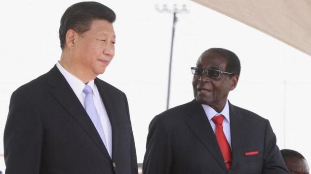 Robert Mugabe met Xi Jinping in Beijing in January this year. As Mugabe’s relations with the West deteriorated in the past decade, he increasingly turned to China for political and financial support. (Reuters.com) Robert Mugabe met Xi Jinping in Beijing in January this year. As Mugabe’s relations with the West deteriorated in the past decade, he increasingly turned to China for political and financial support. (Reuters.com)