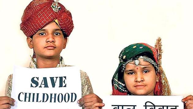 India is home to more than 23 million child brides. (HT File) India is home to more than 23 million child brides. (HT File)