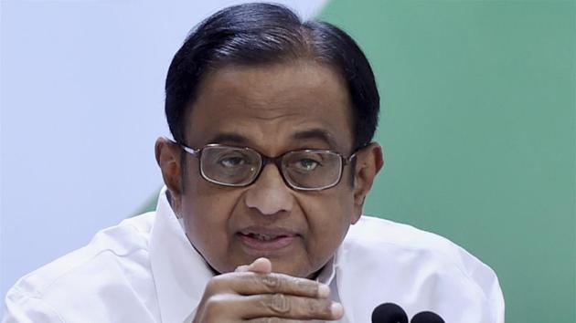Former Finance Minister and Congress leader P Chidambaram addresses a press conference at AICC in New Delhi. (PTI File Photo) Former Finance Minister and Congress leader P Chidambaram addresses a press conference at AICC in New Delhi. (PTI File Photo)