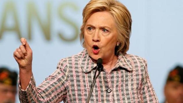 Hillary Clinton pointed to the contrast between the responses of Democratic Senator Al Franken and Roy Moore and Donald Trump in the face of sexual misconduct allegations. (Reuters File Photo) Hillary Clinton pointed to the contrast between the responses of Democratic Senator Al Franken and Roy Moore and Donald Trump in the face of sexual misconduct allegations. (Reuters File Photo)