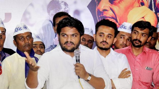Hardik Patel interacts with Patidar community in Ahmedabad. (PTI Photo) Hardik Patel interacts with Patidar community in Ahmedabad. (PTI Photo)