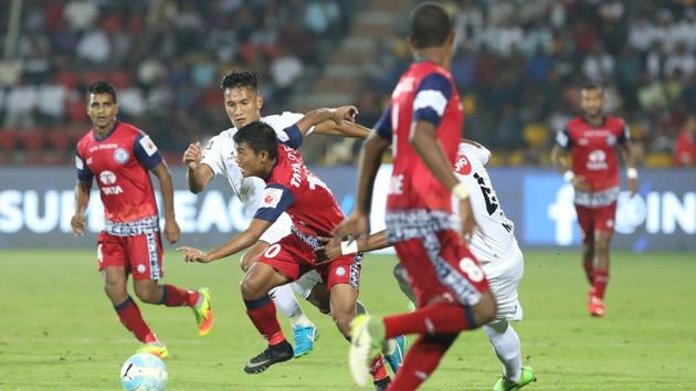However, neither side broke the deadlock so both shared a point each. (ISL / SPORTZPICS) However, neither side broke the deadlock so both shared a point each. (ISL / SPORTZPICS)