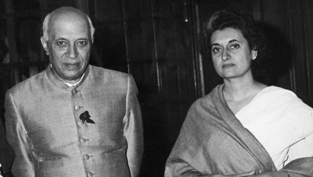 In this picture taken on February 25, 1961, then Indian Prime Minister Pandit Jawaharlal Nehru (L) poses with his daughter Indira Gandhi in New Delhi. (AFP File Photo) In this picture taken on February 25, 1961, then Indian Prime Minister Pandit Jawaharlal Nehru (L) poses with his daughter Indira Gandhi in New Delhi. (AFP File Photo)