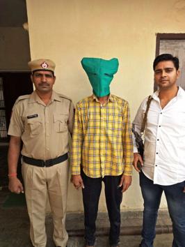 The police identified the gangster as Ram Singh, a resident of Chakia, in Bihar’s Motihari district. It is located 150km from state capital Patna.(HT PHOTO)