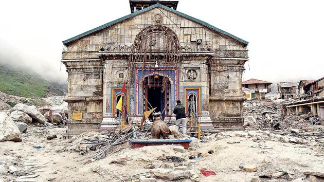 The Kedarnath shrine devastated in the deluge. (FILE) The Kedarnath shrine devastated in the deluge. (FILE)