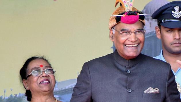 President Ram Nath Kovind at the valedictory function to mark 40 years of the Vivekananda Kendra, at Indira Gandhi Park in Itanagar. (PTI Photo) President Ram Nath Kovind at the valedictory function to mark 40 years of the Vivekananda Kendra, at Indira Gandhi Park in Itanagar. (PTI Photo)