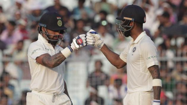 Both hit fluent half-centuries as India crossed the 150-run mark in no time. (AP) Both hit fluent half-centuries as India crossed the 150-run mark in no time. (AP)