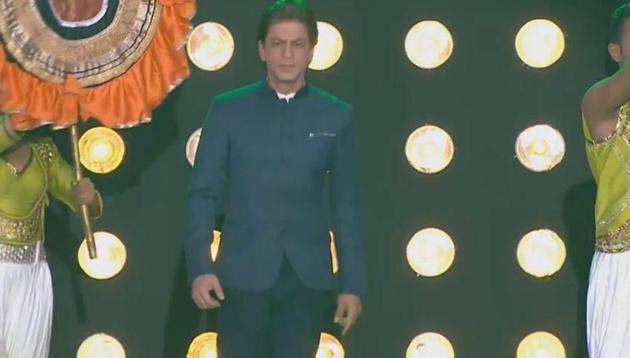 Shah Rukh Khan at the IFFI 2017. Shah Rukh Khan at the IFFI 2017.