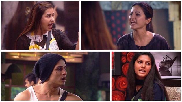 Shilpa Shinde, Hina Khan, Sapna Choudhary and Priyank Sharma are unsafe this week. Shilpa Shinde, Hina Khan, Sapna Choudhary and Priyank Sharma are unsafe this week.