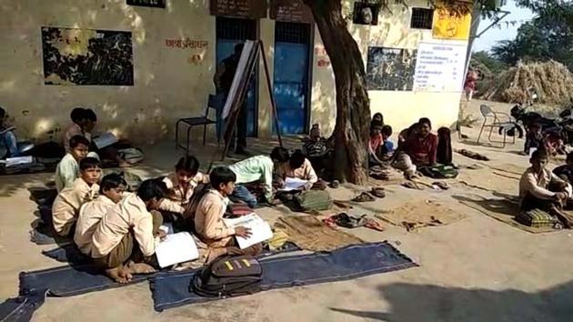 The school, established in 1959 and promoted as senior secondary 2015, has 203 students from class 1 to 12. (HT PHOTO) The school, established in 1959 and promoted as senior secondary 2015, has 203 students from class 1 to 12. (HT PHOTO)