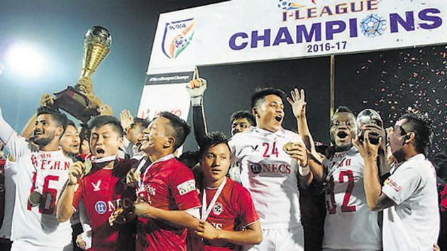 Aizawl FC, who won the I-League in 2016, are just one of three notable sides who ply their trade in the Indian football league.(PTI)