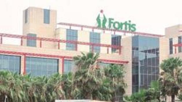 A view of the Fortis hospital in Gurgaon. (HT FILE PHOTO) A view of the Fortis hospital in Gurgaon. (HT FILE PHOTO)