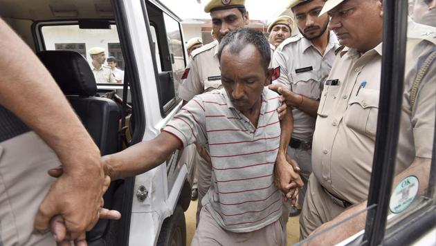 Ashok Kumar, a bus conductor for the Ryan International School, was accused for the murder of standard two student. (Sanjeev Verma/HT File Photo) Ashok Kumar, a bus conductor for the Ryan International School, was accused for the murder of standard two student. (Sanjeev Verma/HT File Photo)