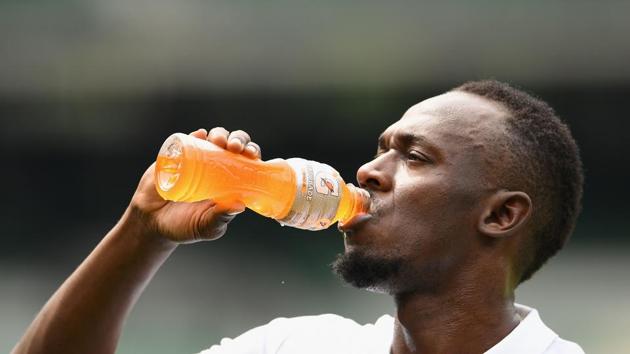 Usain Bolt was part of the Gatorade Fastest Run at the Melbourne Cricket Ground involving the Australian cricket players (Getty Images for Gatorade) Usain Bolt was part of the Gatorade Fastest Run at the Melbourne Cricket Ground involving the Australian cricket players (Getty Images for Gatorade)