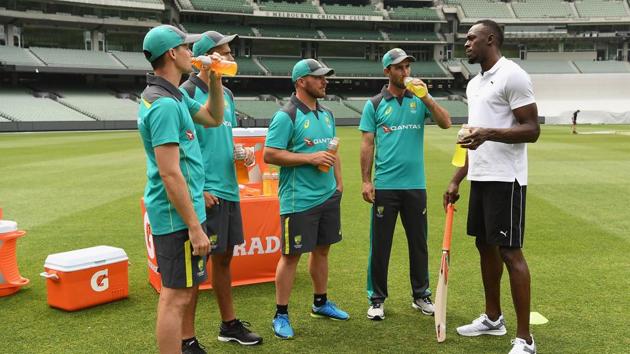 Australia would be hoping that Bolt’s tips help them as they prepare to take on England in the Ashes series starting with the first Test in Brisbane on November 23. (Getty Images for Gatorade) Australia would be hoping that Bolt’s tips help them as they prepare to take on England in the Ashes series starting with the first Test in Brisbane on November 23. (Getty Images for Gatorade)