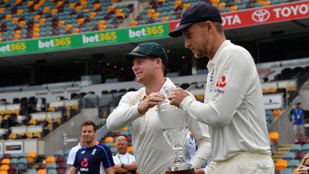 Australia skipper Steve Smith (L) and England captain Joe Root would hope to win their first Ashes as captains. (AFP)