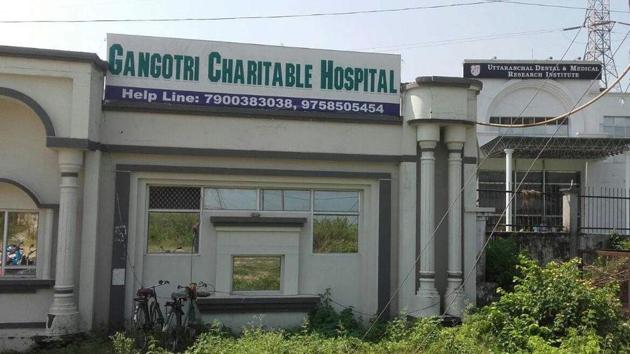 Gangotri Charitable Hospital at Lal Tappad, around 30 km from Dehradun, where the interstate kidney racket was busted in September. (HT File) Gangotri Charitable Hospital at Lal Tappad, around 30 km from Dehradun, where the interstate kidney racket was busted in September. (HT File)
