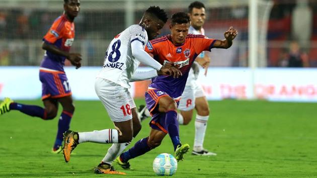 Both team failed to create any genuine chance to score in the first-half. (ISL / SPORTZPICS) Both team failed to create any genuine chance to score in the first-half. (ISL / SPORTZPICS)