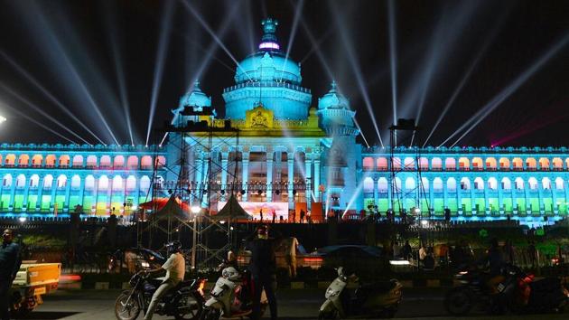 Karnataka assembly on Tuesday upheld its June 21 resolution that awarded one-year jail term to two editors of Kannada tabloids for breach of privilege. (AFP File Photo) Karnataka assembly on Tuesday upheld its June 21 resolution that awarded one-year jail term to two editors of Kannada tabloids for breach of privilege. (AFP File Photo)
