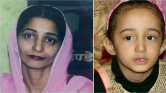 Harwinder Kaur (left), and her four-year-old daughter, Enampreet Kaur were found drowned at the sarovar in Gurdwara Sahib Moti Bagh in Patiala on Thursday. (HT Photos) Harwinder Kaur (left), and her four-year-old daughter, Enampreet Kaur were found drowned at the sarovar in Gurdwara Sahib Moti Bagh in Patiala on Thursday. (HT Photos)