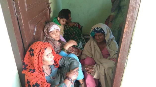Dhanno Devi, the children’s 58-year-old grandmother, said her son got rid of his three children because of an extramarital affair. (HT Photo) Dhanno Devi, the children’s 58-year-old grandmother, said her son got rid of his three children because of an extramarital affair. (HT Photo)