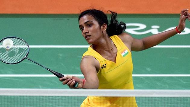 PV Sindhu will face Japanese Akane Yamaguchi in the quarterfinals of Hong Kong Open badminton.(Twitter)