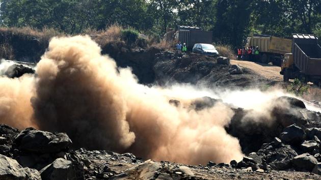 The ongoing work at Ulwe. (BAchchan Kumar) The ongoing work at Ulwe. (BAchchan Kumar)