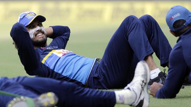 Sri Lanka cricket captain Dinesh Chandimal will look to his side’s performances at Eden Gardens as inspiration for this game. (AP) Sri Lanka cricket captain Dinesh Chandimal will look to his side’s performances at Eden Gardens as inspiration for this game. (AP)
