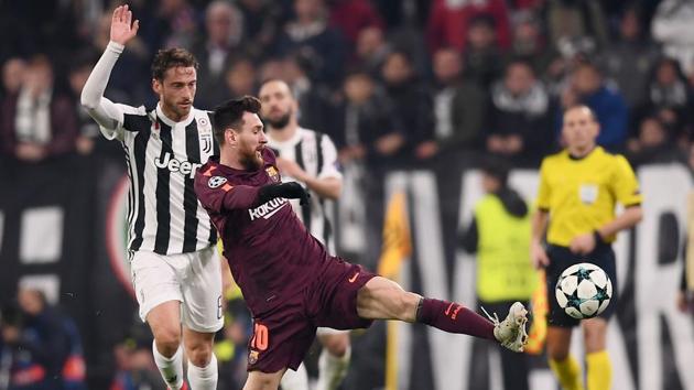 FC Barcelona allowed themselves the luxury of starting with Lionel Messi on the bench and still held out for a 0-0 draw at Juventus to reach the last 16 of the UEFA Champions League on Wednesday.(AFP)