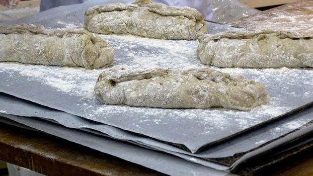 The first mass-delivered bread made of ground crickets at a Fazer baker in Finland.(REUTERS) The first mass-delivered bread made of ground crickets at a Fazer baker in Finland.(REUTERS)